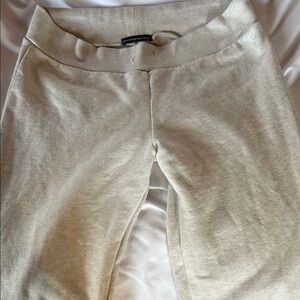 Brandy Melville Cream Textured Pants
